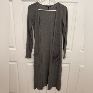 Derek Heart Gray Knit Cardigan